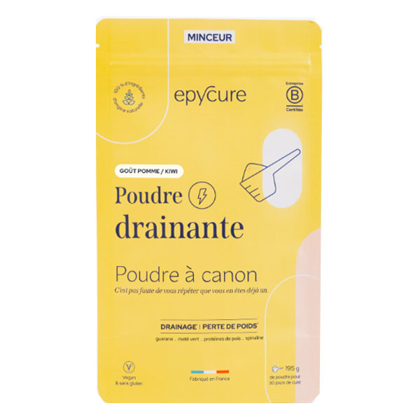 Poudre Drainante- Pomme/Kiwi - Cure 30 jours