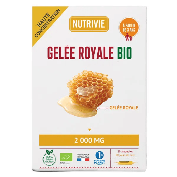 Gelée Royale Bio 2000mg 20 ampoules 3