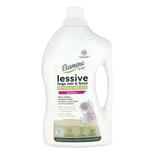 Étamine du Lys Lessive Linge Noir et Foncé Pivoine Bio 1L