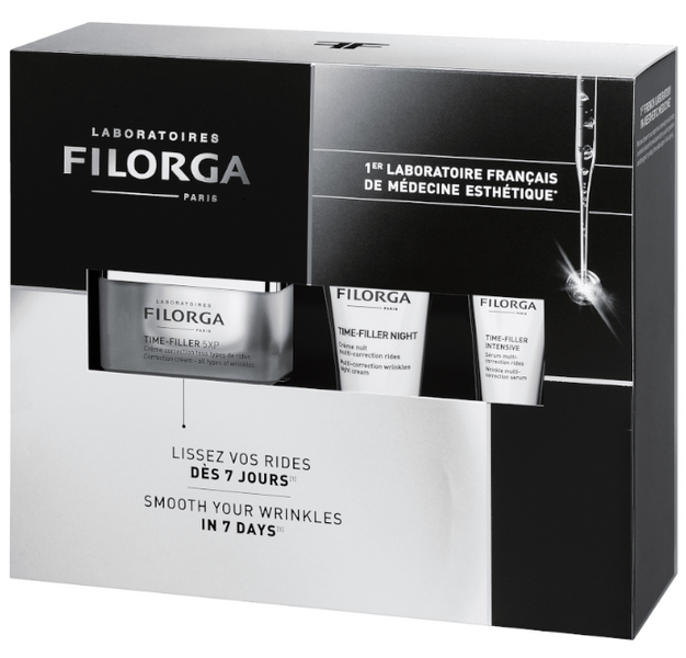 Filorga Time Filler 5 XP 50 Ml+ Sérum Intensive 4 Ml + Crema Noche 15 Ml