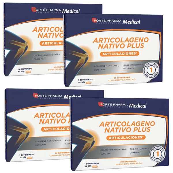forte pharma articolageno nativo plus 4x30 comprimidos