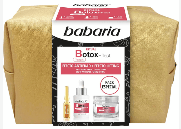 Babaria Neceser Bótox Crema 50ml + Sérum 30ml + Ampolla 1ud