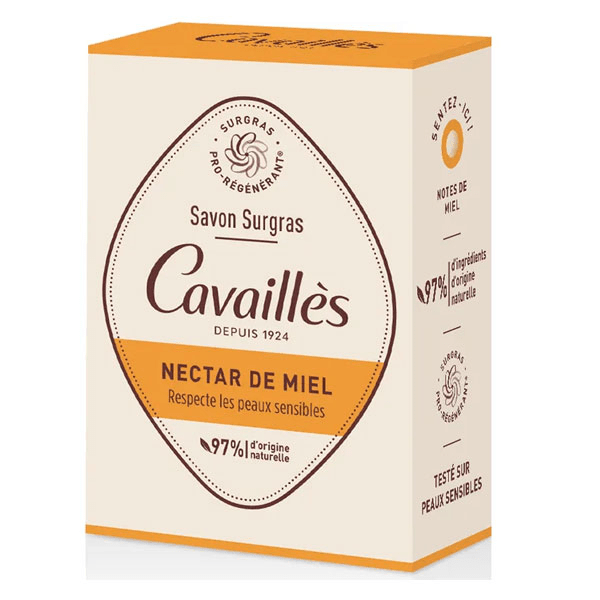 Cavailles Savon surgras Nectar de miel 100gr 5