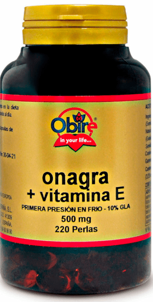 Obire Aceite De Onagra 500 Mg 10% Gla 220 Perlas