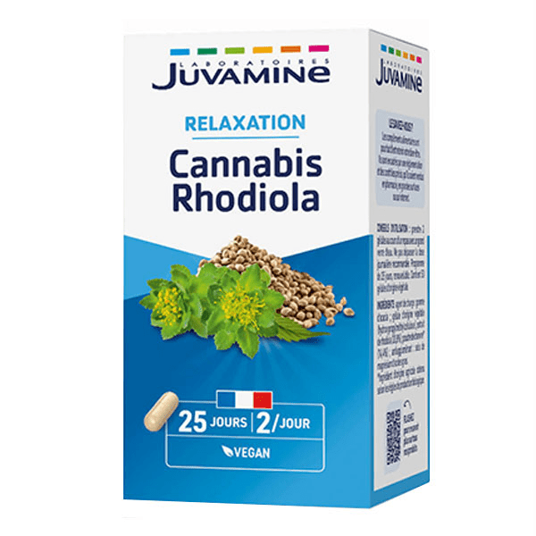 Cannabis et Rhodiola 50 gélules végétales 2
