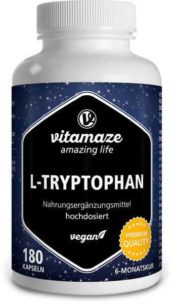 Vitamaze L-Triptófano 500 Mg Vegano 180 Cápsulas