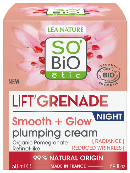 So Bio Étic Lift Grenade Retinol-Like Crema De Noche 50 Ml