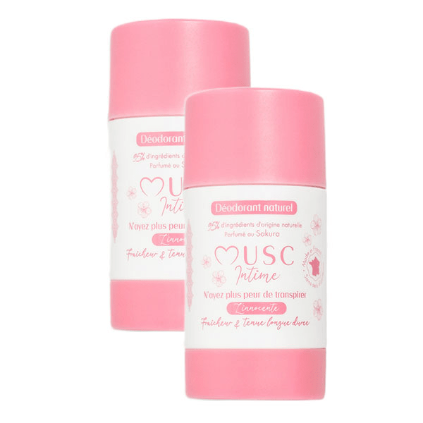 Déodorants Parfumés Fleur de Sakura - Lot de 2 x 50g