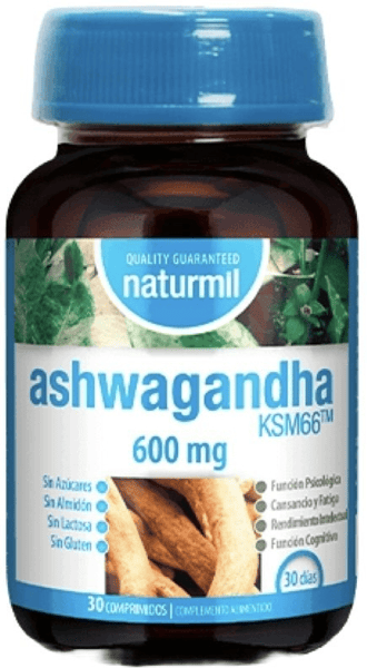 Naturmil Ashwagandha KSM-66 600mg 30 Comprimidos