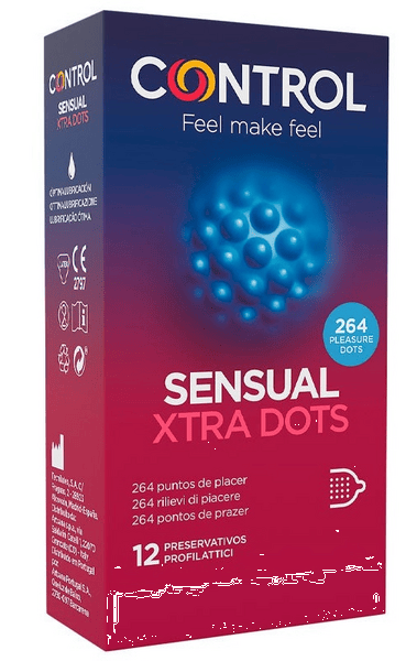 Control Xtra Dots Preservativos 12 uds