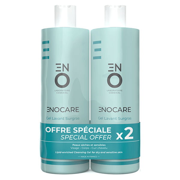 ENOCARE Lot de 2 Gels Lavants Surgras 2