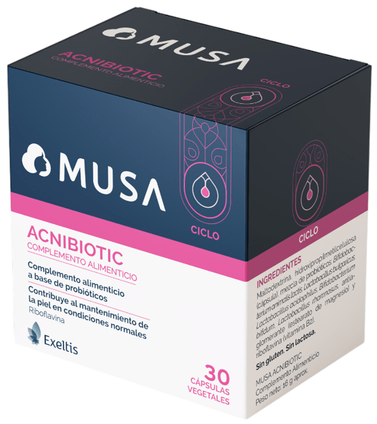 Musa Acnibiotic 30 Cápsulas Vegetales