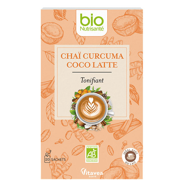 Bionutrisanté Chai Curcuma Coco Latte BIO –  20 sachets 2
