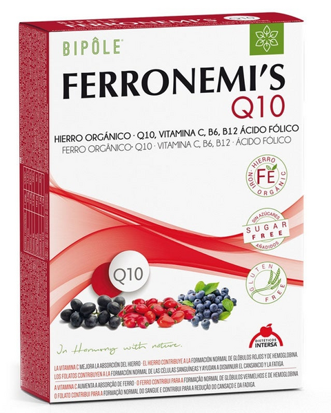 Dietéticos Intersa Ferronemi's Q10 20 Ampollas