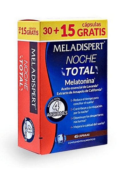 Meladispert Noche Total 30 + 15 Cápsulas