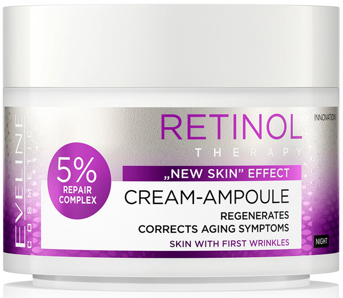 Eveline Cosmetics Crema-Ampolla Retinol Noche 50 Ml