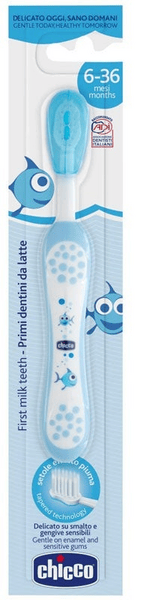 Chicco Cepillo Dental 6m+ Color Azul