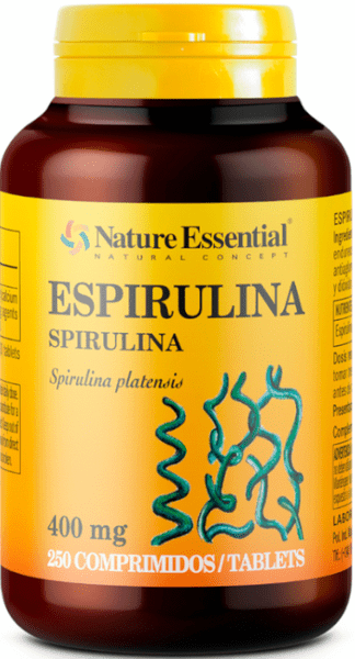 Nature Essential Espirulina 400Mg 250 Comprimidos