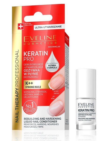 Eveline Cosmetics Endurecedor Uñas Therapy Keratin Pro 5 Ml