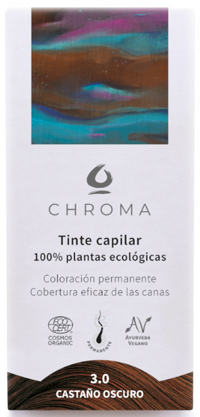 Chroma Tinte Capilar Natural Castaño Oscuro 3.0 100 Gr