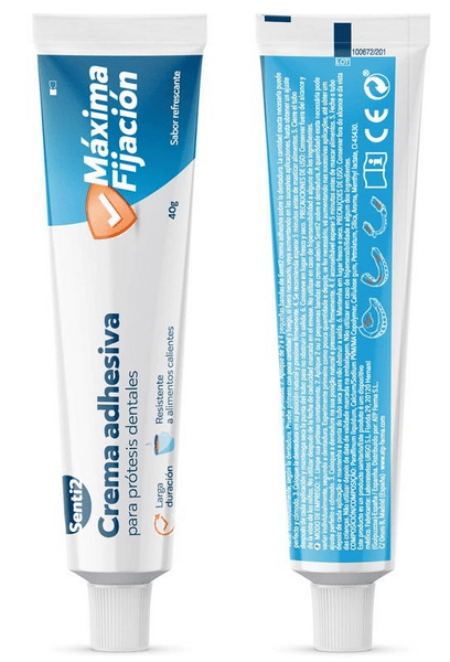 Senti-2 Fijador Adhesivo Prótesis Dentales 40g