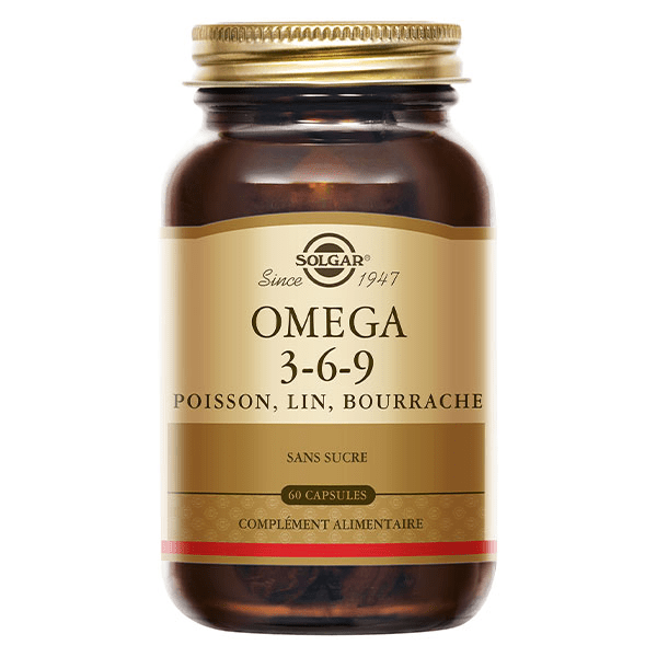 Omega 3-6-9 poisson lin bourrache 60 Softgels 3