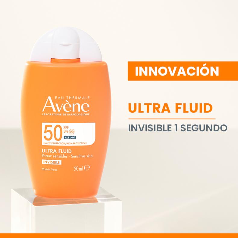 Thumbnail 1 de Avène Ultra Fluid Invisible SPF50 - Protección Solar 3x50 ml ☀️
