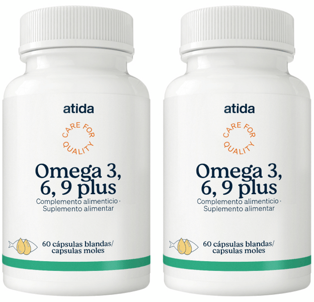 Atida Omega 3,6,9 Plus 2x60 Cápsulas Blandas