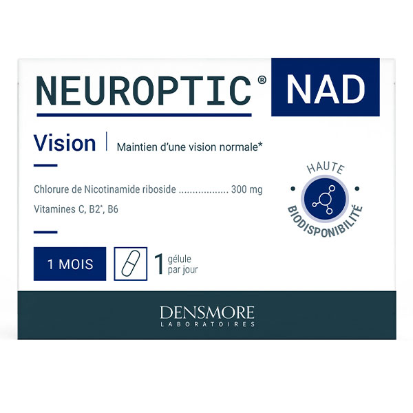 Neuroptic NAD - Maintien d'une vision normale - Nicotinamide riboside - 30 gélules