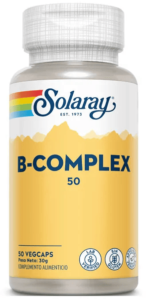 Solaray Rojos B-Complex50 50 Cápsulas Vegetales