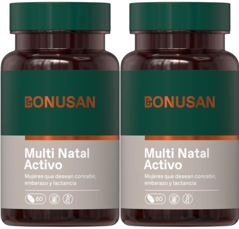 Imagen de Bonusan Multi Natal Activo suplemento 2x60 comprimidos 😊 en OfertitasTOP