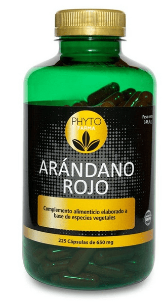 Phytofarma Arándano Rojo 650 Mg 225 Cápsulas