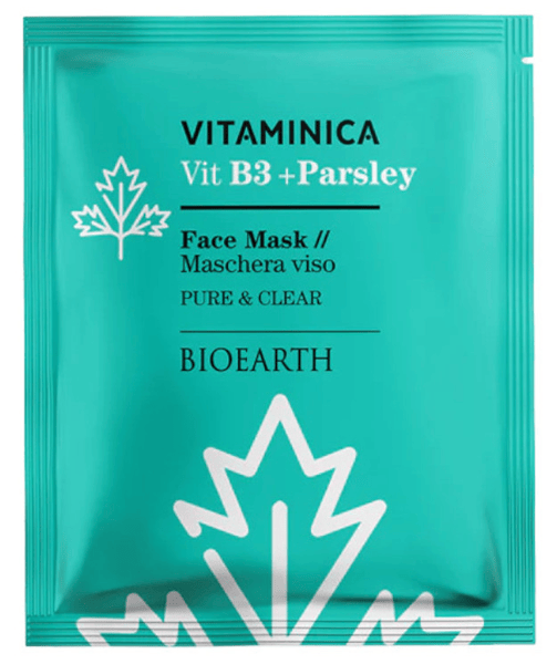 Bioearth Mascarilla Facial Vitamina B3 y Perejil 1 ud