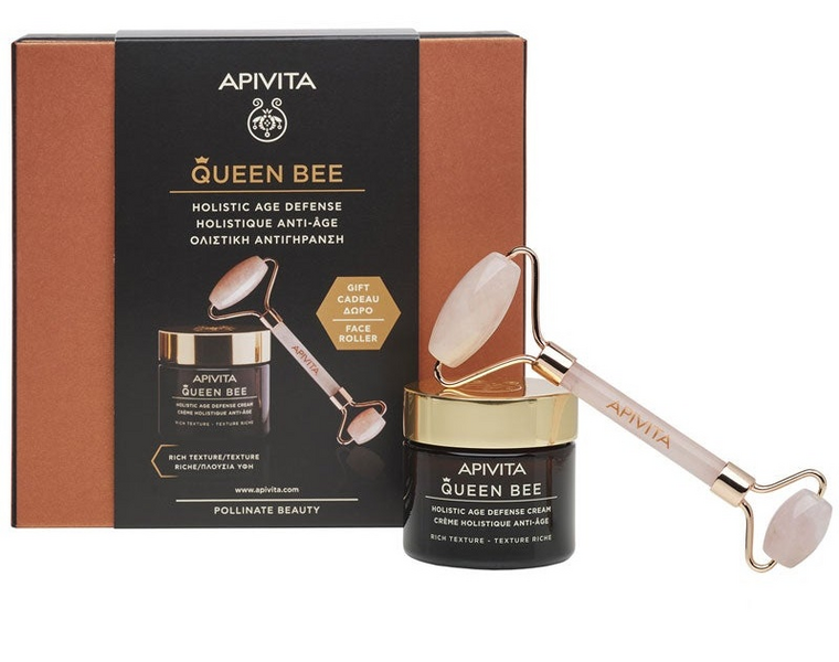 Apivita Queen Bee Rica 50ml + Regalo Beauty Roller