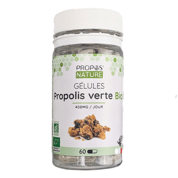 Propos' Nature Apithérapie Propolis Verte Bio 60 gélules