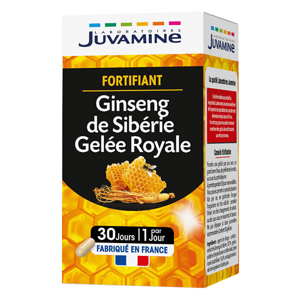 Fortifiant Ginseng de Sibérie Gelée Royale 30 gélules 2