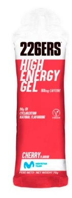 226ERS High Energy Gel Cafeína Cereza 76gr