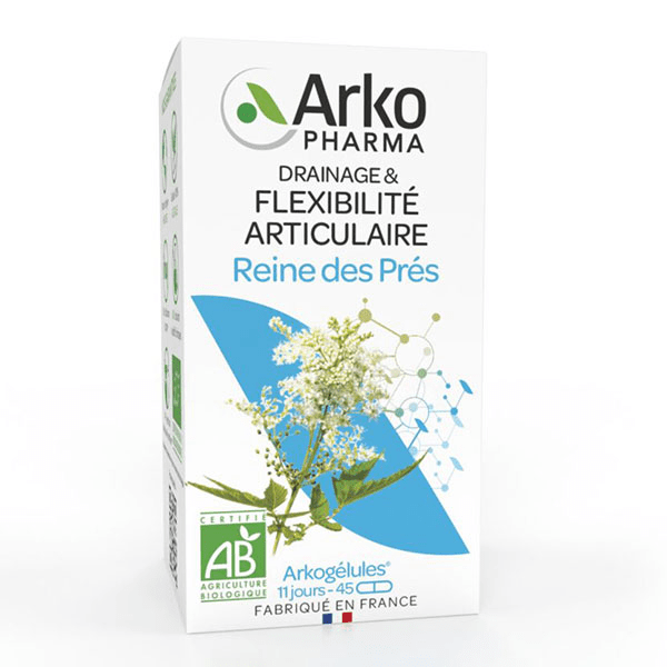 Arkogélules Drainage & Flexibilité Reine des prés 45 gélules 3