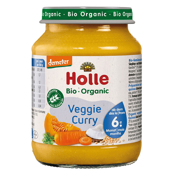 Petit Pot Veggie Curry Demeter Bio 190g 2