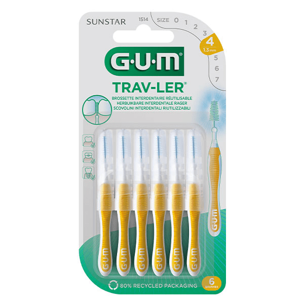 GUM® Brossette interdentaire TRAV-LER® 1,3 mm - 6 unités 2