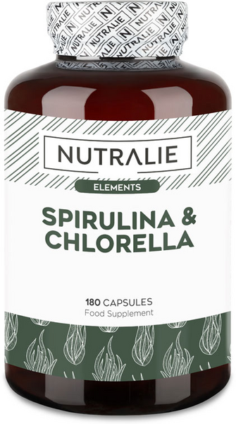 Nutralie Espirulina & Chlorella 180 Cápsulas
