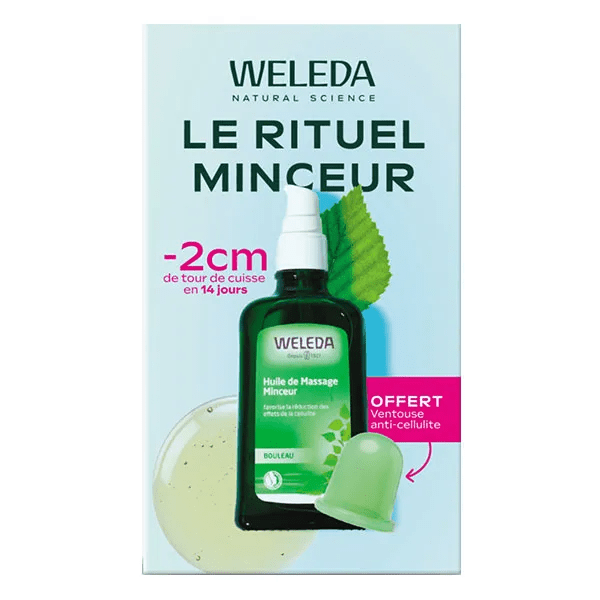Huile de Massage Minceur 100ml + Ventouse anti-cellulite offerte 2