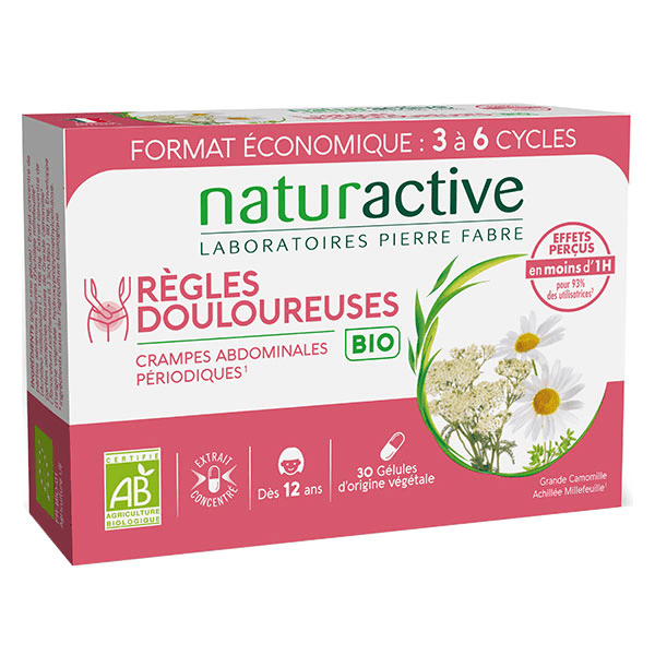 Règles Douloureuses Crampes Abdominales Bio 30 gélules végétales 5