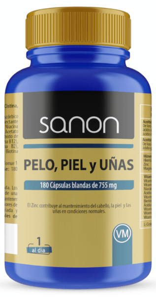 Sanon Pelo, Piel y Uñas 180 Cápsulas Blandas