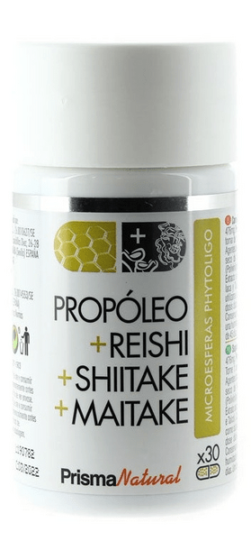 Prisma Natural Propóleo, Reishi, Shiitake Y Maitake 30 Cápsulas
