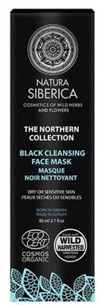 Natura Siberica Negra Mascarilla Facial Brillo Piel 80 Ml