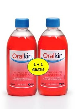 Oralkin Enjuague Bucal 500ml +500ml Gratis