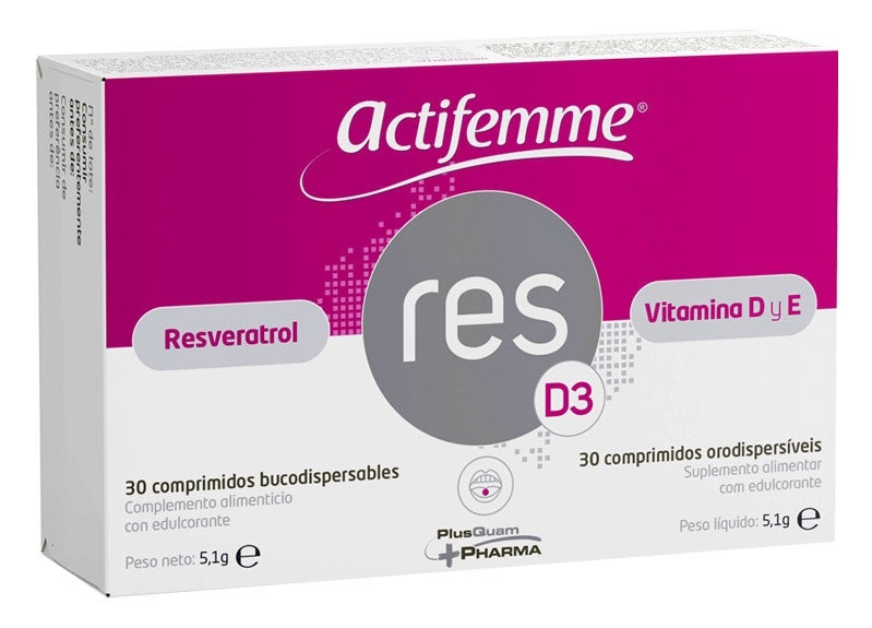 Actifemme ResD3 30 Comprimidos Bucodispersables
