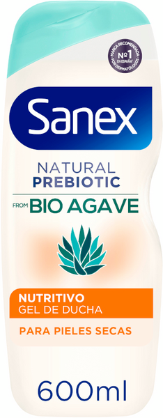 Sanex Natural Prebiotic Gel De Ducha Agave Hidratante 600 Ml