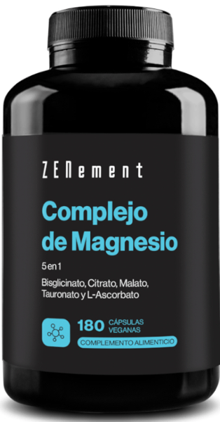 ZENement Complejo de Magnesio 5en1 180 Cápsulas Veganas